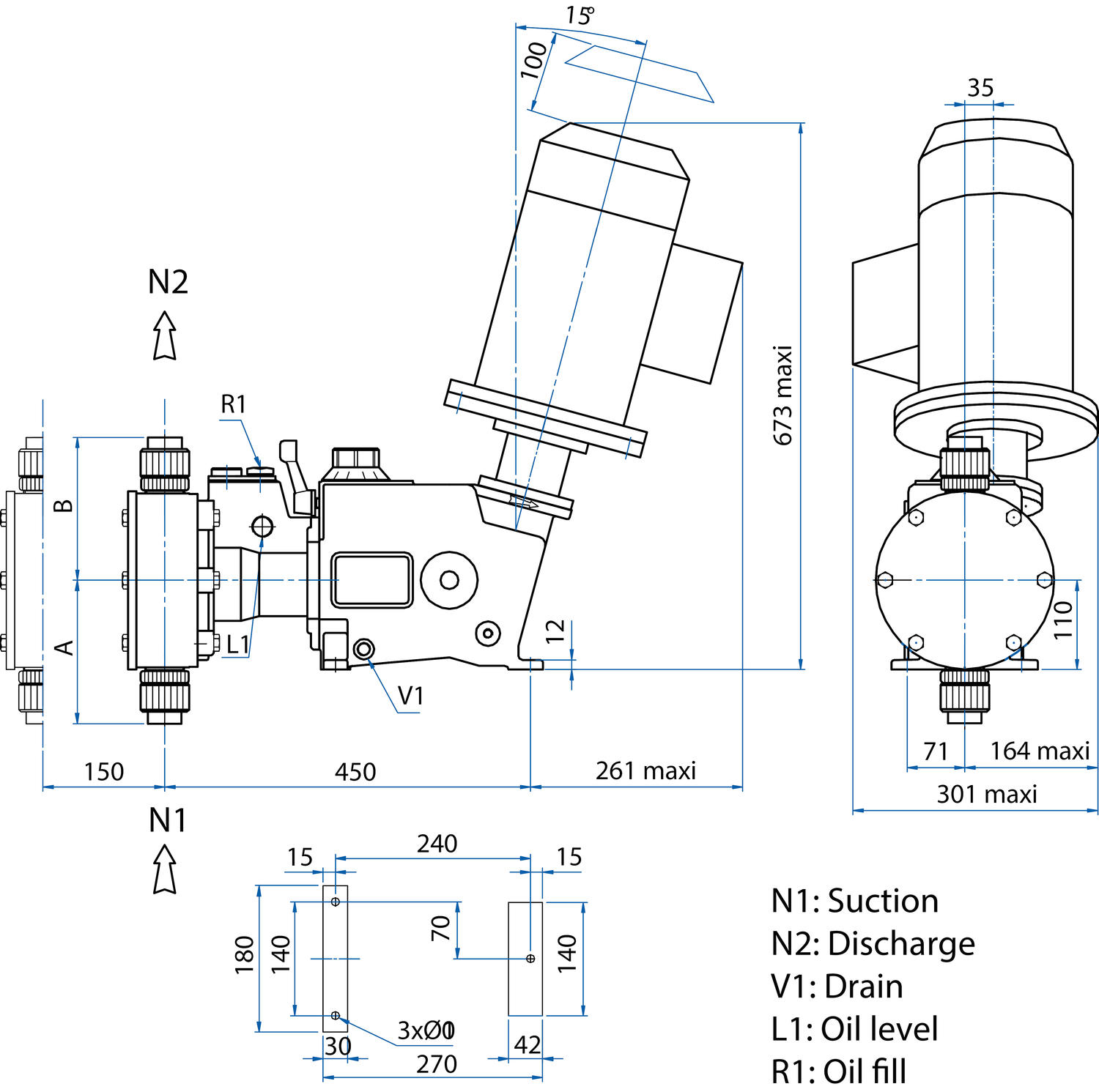 Serie Maxroy B Doseringspump RB36H5P - Telfa AB